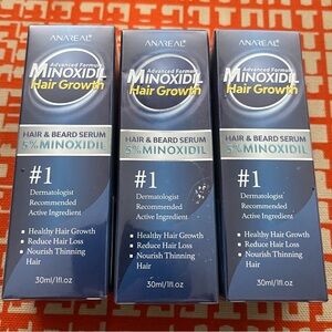 ANAREAL Minoxidil Hair Growth Serum - 5% Minoxidil (30ml)